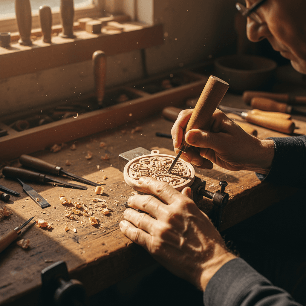 PentraBone carved bone segments and sculptural details