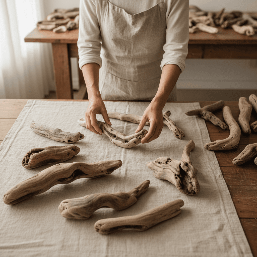 Driftwood and stone pieces from PentraWild